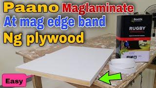 Paano Maglaminate at Mag Edge Banding ng Plywood | Bostik Gcash Giveaways