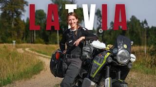 Latvia by Motorcycle: A Solo Adventure | Full Documentary by Off She Goes