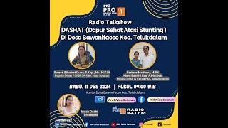DASHAT ( Dapur Sehat Atasi Stunting di Desa Bawonifaoso Kecamatan Telukdalam)