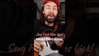 Sexy Funk Blues Lick + Pentatonic Pattern #guitarlessons #learnguitar
