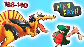 Динозавры против Троглодитов 138-140 в DINO BASH прохождение мульт игры про динозавров на андроид