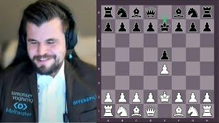 Magnus Carlsen Explains Why He Played Bongcloud Opening Against Hikaru Nakamura