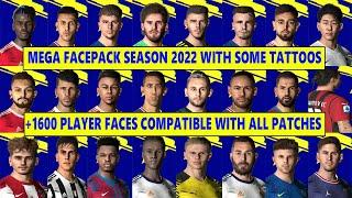 PES 2017 || MEGA FACE PACK SEASON 2021-2022 - FOR ALL PATCHES _DOWNLOAD & INSTALL #legendofpes