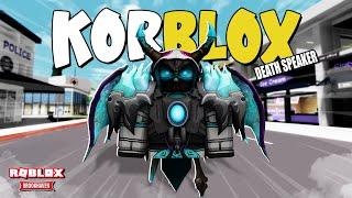 Aku Membuat Fake KORBLOX DEATHSPEAKER Di Brookhaven W/ID - Roblox