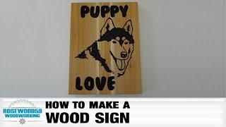 How To Make A Wood Sign