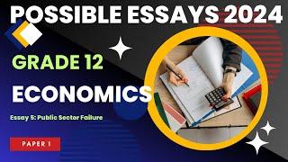 2024 Nov Possible Essay 5 | Public Sector Failure | Economics Grade 12 by Carden Madzokere | TDBS