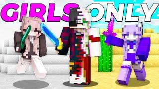 I Got TRAPPED in the 'GIRLS ONLY' Server in Minecraft!