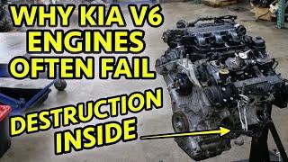 BRUTAL Kia Sorento Lambda II V6 Engine Failure! Are These ANY Better Than The 4-Cylinder?