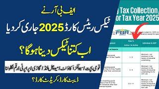 FBR has released new tax rates 2025 how much tax to pay now ll National Savings Certificate