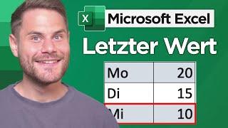 Letzter Wert JEDER Excel Tabelle anzeigen lassen