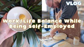 How to Have Work Life Balance While Being Self Employed | Day in the Life Vlog