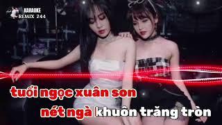 KARAOKE CĂN NHÀ MÀU TÍM TONE NỮ REMIX