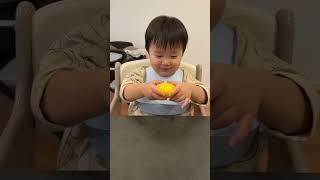 【食事】HARU/もくもく食事　みかん剥き完全版(11.9）【2years 7 month old】