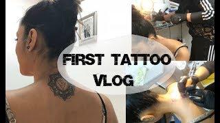 Getting My First Tattoo Vlog | MaenaS | Does it hurt? Aftercare and Tips?