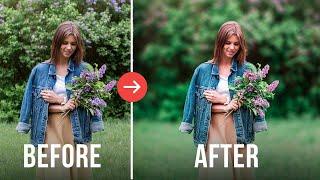 How to BLUR Backgrounds in Photoshop FASTEST WAY!