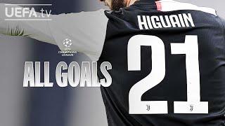 GONZALO HIGUAÍN: ALL #UCL GOALS!