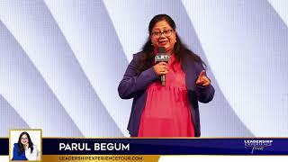 Dr Parul Begum Speaking at Leadership Experience Tour October 2024