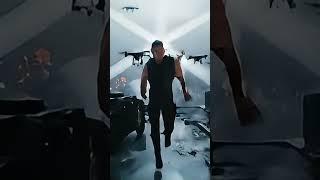 VEO 3 GOOGLE Epic 3D Action Scene | Futuristic Agent vs Robots in Neon War