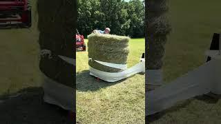 Genius homemade bale wrapper  We love seeing the ingenuity of our customers and employees  #hay