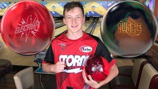 Storm Electrify Solid vs Roto Grip Hustle Camo review by Trevor Roberts