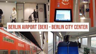 Mit dem Flughafen-Expresszug vom Flughafen Berlin (BER) in die Berliner Innenstadt