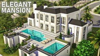 Elegant Mega Mansion | Sims 4 Speed Build + Tour | No CC