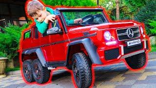 Artem plays with MAGIC TOYS and Ride On Magic Cars