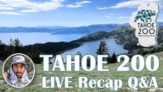 LIVE: Tahoe 200 Ultra — My Uncensored 200 Miles Journey in the Mountains