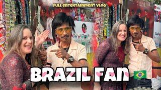 Brazil Fan  | Full On Entertainment Vlog  | Dolly Ki Tapri Nagpur ￼