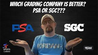 Which is the better for grading cards: PSA or SGC? #sportscardscollector #psa #sgcgrading #panini