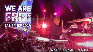 WE ARE FREE | Live Drum Cam | @City Harvest Church