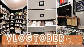 VLOGTOBER 2024 | COZY FALL | EASY FALL DECOR | EASY FALL RECIPES | HOLIDAY PLANNING | FREE PRINTABLE