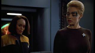 Seven of Nine gets some advice from B'Elanna Torres | HD Upcscaling | Video Enhance AI