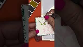 Just a simple Weed from the Yard #5minutecrafts #watercolorweed #miniartjournal #travelwatercolors