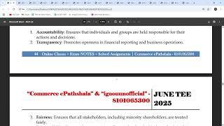 MCO 23 : IMPORTANT QUESTION WITH ANSWERS (EXAM SPECIFIC NOTES) FOR JUNE TEE 2025