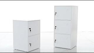 2-Door and 3-door assembled and combinable  metal file locker