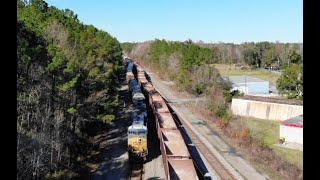 Railfanning in Callahan FL with Drone and Super Zoom