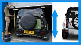 How High Is New Land Rover Defender L663 With / Without Expedition Roof Rack Access / Off Road Mode