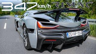 RIMAC Nevera (1900hp) | Brutal 100-200 km/h accelerations | Automann in 4K