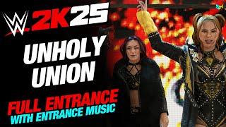 THE UNHOLY UNION WWE 2K25 ENTRANCE - #WWE2K25 ALBA FYRE AND ISLA DAWN ENTRANCE WITH MUSIC