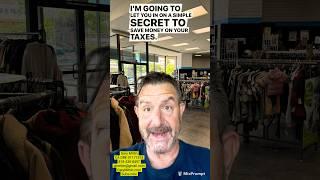 Goodwill receipt tax deductions are awesome#taxes #la #donate #goodwill #wealth #shorts #viral