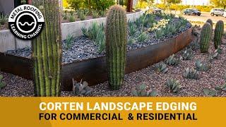 What Is Corten Steel Edging? Landscape Edging Sizes, Stakes, Easy Installation Instructions