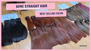 Bone Straight Hair | Best-Selling Colors at Michair Company