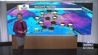 A cold start to the week across Alaska