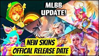 NEW SKINS RELEASE DATE‼️Revamped KoF Skins, Selena Zenith, Ruby Ramadan | MLBB 2025