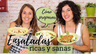 ENSALADAS RICAS Y SANAS | Recetas fáciles de ensaladas