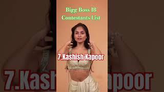 Bigg Boss 18| Tentative Contestants list |Contestants list |#trending #biggboss #biggboss18 #faisu