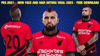 PES 2021 - NEW FACE AND HAIR ARTURO VIDAL 2023 - CPK AND SIDER - 4K