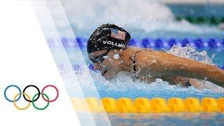 Dana Vollmer breaks World Record - Women's 100m Butterfly | London 2012 Olympics Games