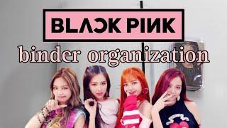 BLACKPINK binder ORGANIZATION!!  / ОРГАНИЗАЦИЯ биндера BLACKPINK!! / the nini